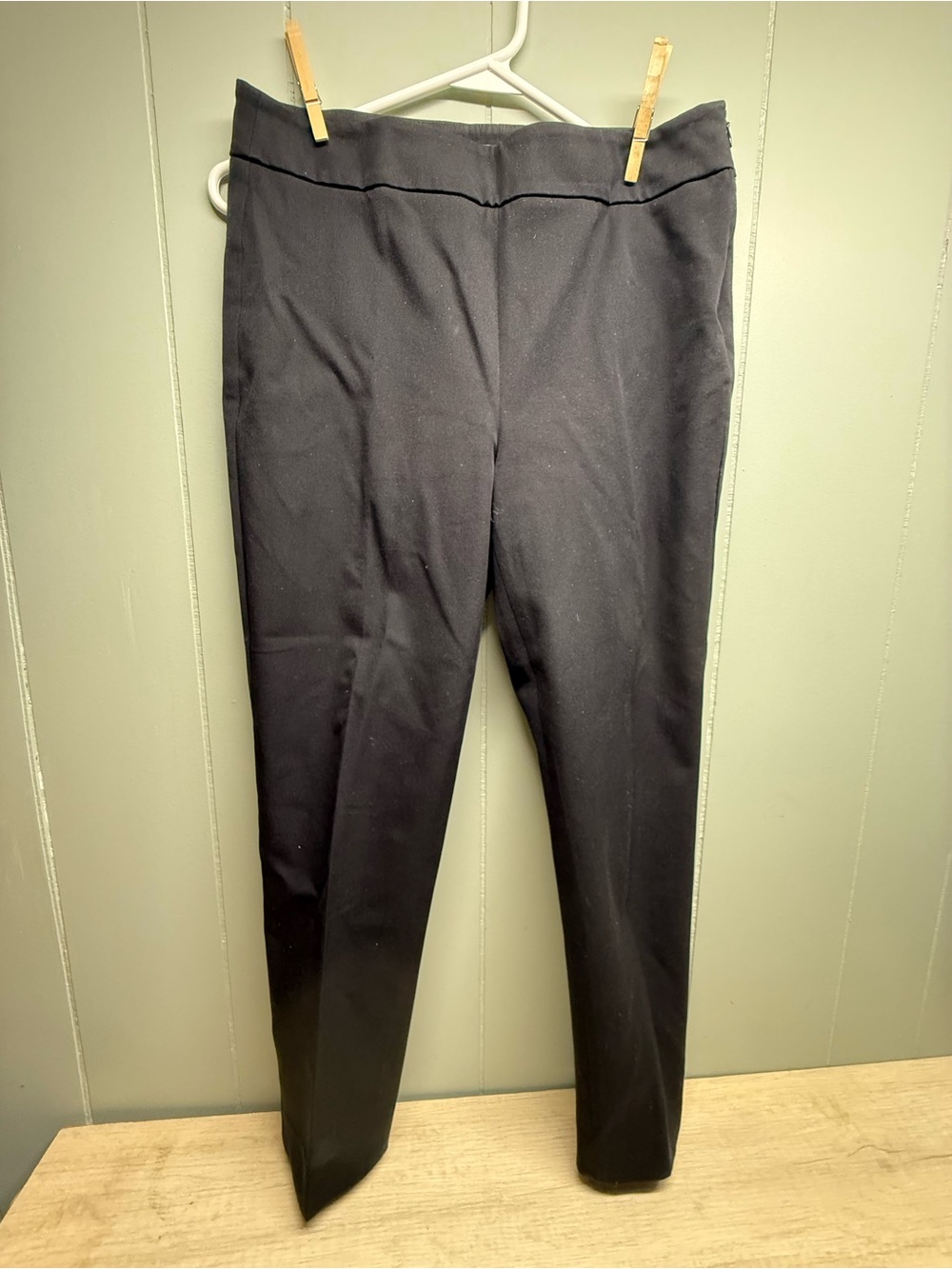 Talbots Black Skinny Ponte Ankle Pants